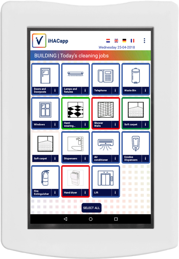 iHACapp tablet